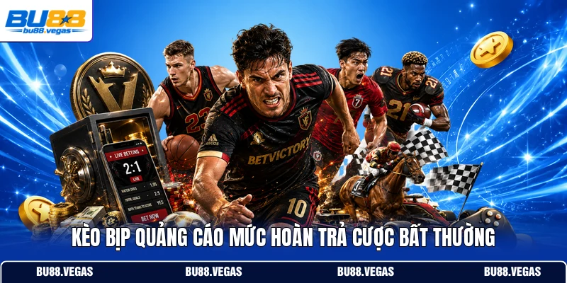 Kèo bịp quảng cáo mức hoàn trả cược bất thường 