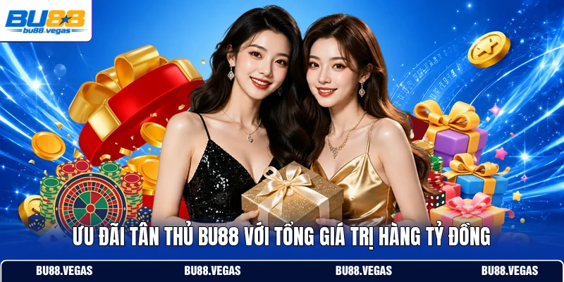 Ưu đãi tân thủ Bu88 với tổng giá trị hàng tỷ đồng